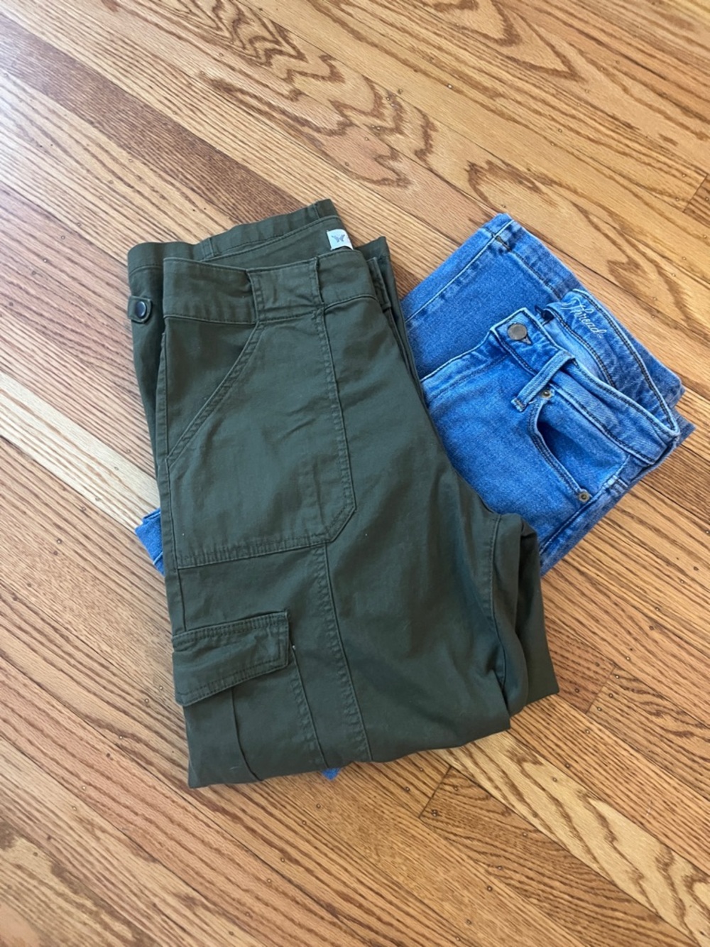 Size 6 Pants Bundle Jessica Simpson Cargo + Universal Thread Wide Leg Jeans